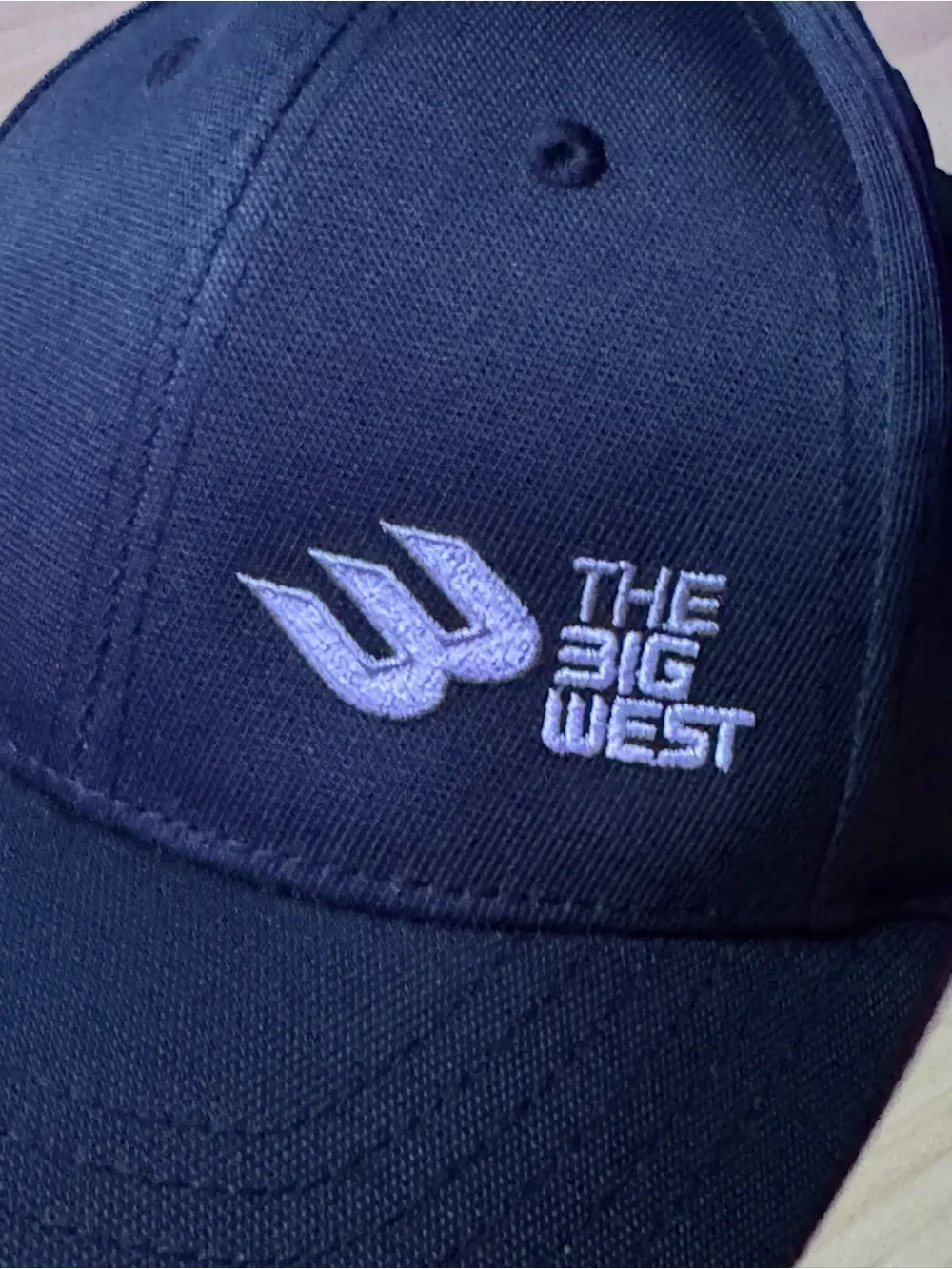 Big West Sport-Tek Black Embroidered Logo Cap